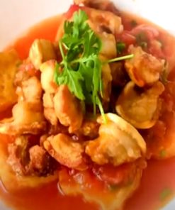 Đậu sốt tóp mỡ