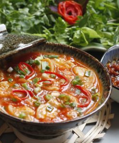 Tóp mỡ sốt cà chua - Rau sống