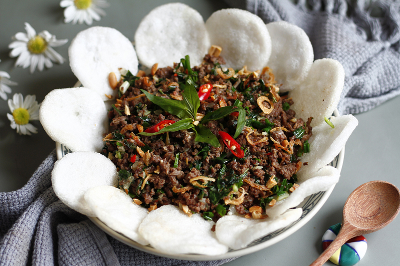 Chim câu băm - Phồng tôm