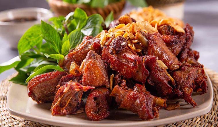 Ngan cháy tỏi 1/2