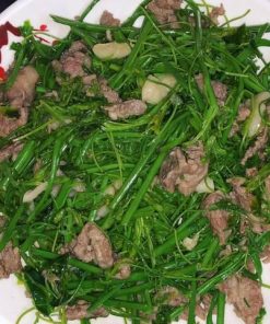Nghé xào rau bò khai