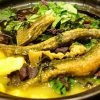 Chạch om chuối đậu