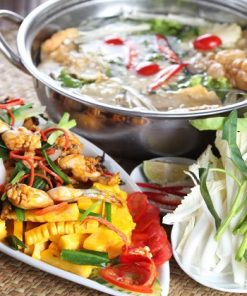 Lẩu ếch măng cay